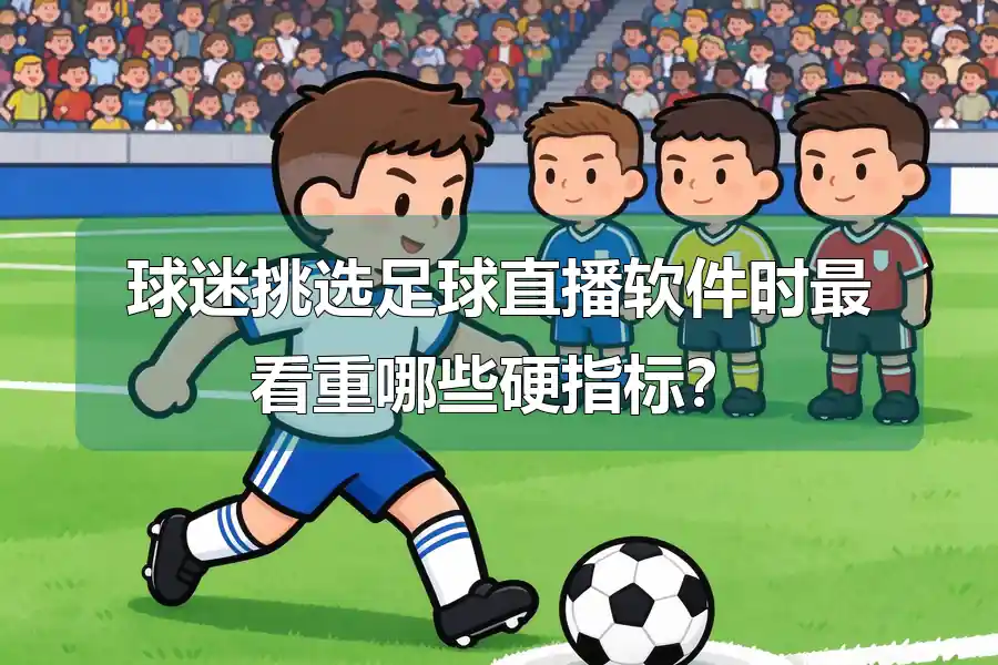 球迷挑选足球直播软件时最看重哪些硬指标?